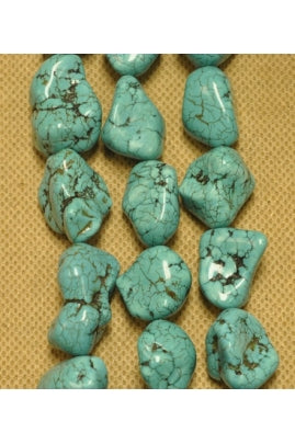 Greenish Turquoise Nugget Beads After Beads