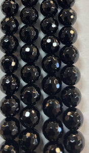 Faceted Black Onyx