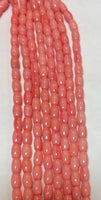Pink Coral Drums (6.5mmx9.5mm)