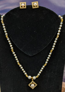 Pearl Necklace Set #P-29