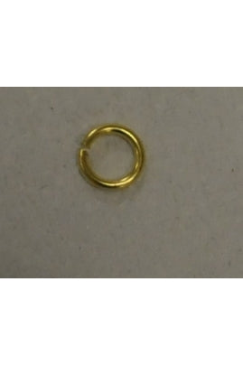 Open Jump Ring-Gold Over Silver 5mm