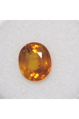 Oval-Shape Yellow Sapphire 10.1mmx8.4mm (3.57 ct)