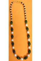 Jade and Pearl Necklace Chain #JP-1