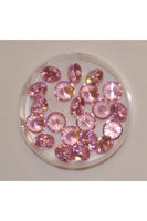Pink Color Round Shape Cubic Zirconia Stone 8mm (Sold per 1 single stone)