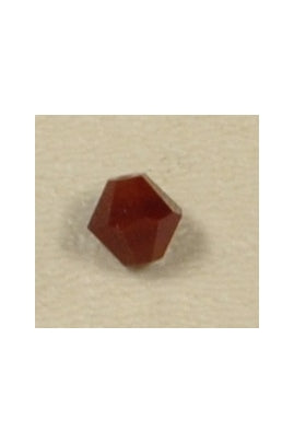 Ruby-Color Quartz Bicone and Drop