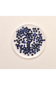 Blue Sapphire Round Shape Stone 3.4mm-3.8mm (Sold per 1 single stone; color and size may vary)
