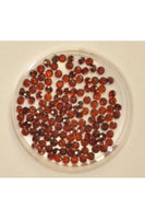 Garnet Color Round Shape Cubic Zirconia Stone 3mm