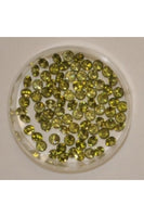 Olive Color Round Shape Cubic Zirconia Stone 4mm (Sold per 1 single stone)