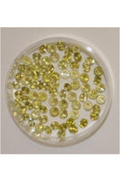 Peridot Color Round Shape Cubic Zirconia Stone 4mm (Sold per 1 single stone)