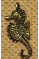 Sea Horse Charm (Brass) 27mmx13mm