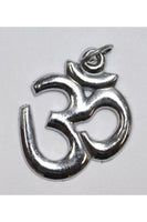 Silver-color OM pendant 25.5mmx30mm