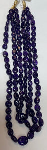 Dark Amethyst Oval (price is for each strand)