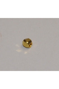 Gold Over Silver Faceted Bead 3.5mm