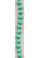 Synthetic Greenish Turquoise Faceted 4mm-4.5mm