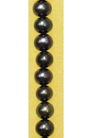 Greyish Black Fresh Water Pearl 5.5mm-6mm