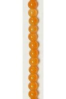 Orange Jade 4mm-4.5mm