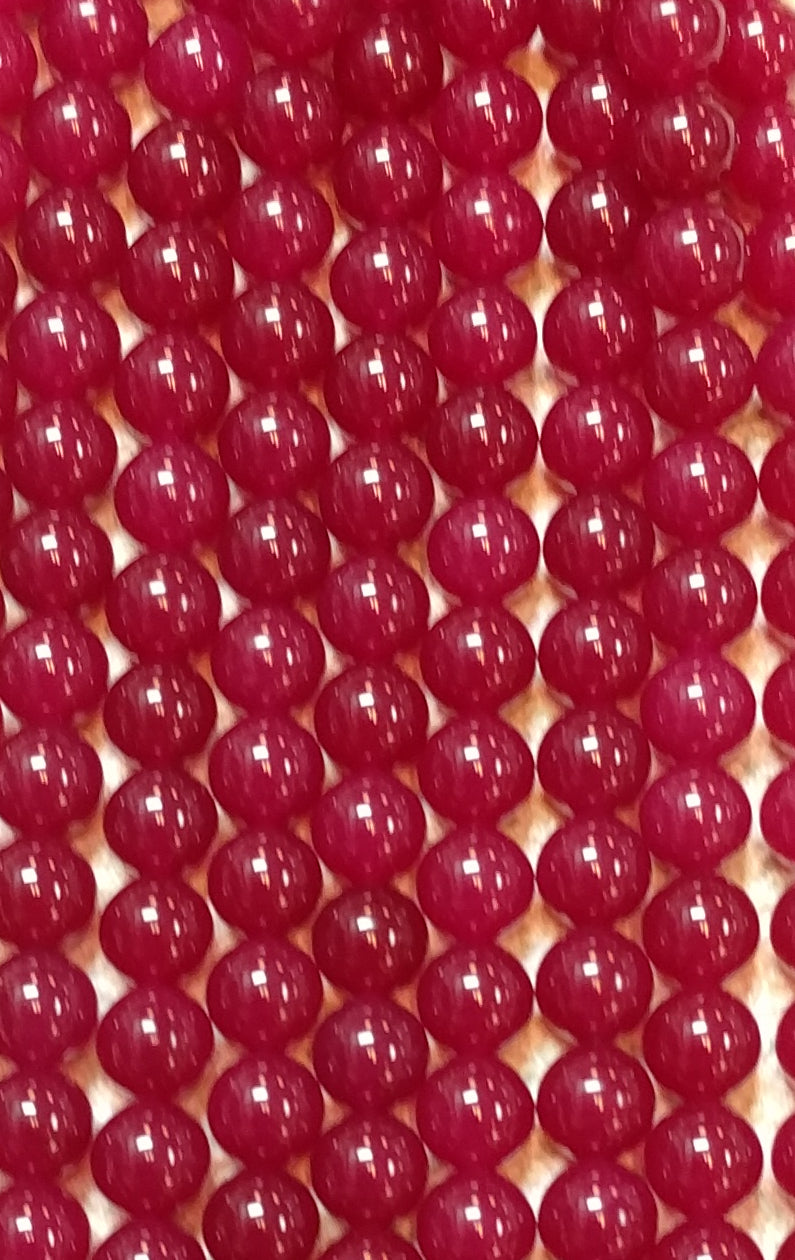 Buy Taiwan Red Coral Semi Precious Gemstone Beads 4.5mm
