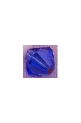 Sapphire-Color Swarovski Bicone 6mm